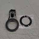 Magnetic Phone Holder for Bar, Stroller, Shopping Cart, [Strong Magnet] 180 Adjustable for Gym, Home Fitness Bikes with Adjustable Strap, All Phone (Magnetic Ring Included) (Silver Gray)