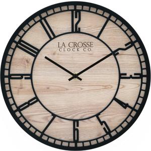 La Crosse Technology 11.5-Inch Barrow Quartz Analog Wall Clock - 404-3629