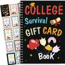 4 x College Survival Gift Card Book 2026, College Graduation Gifts, Use When Cards for Men Women Him Her, DIY Personalized Keepsake Money Holder Unique Grad Scrapbook Creative Senior Celebration Idea