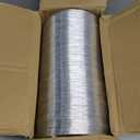 VIVOSUN 6 Inch Flex Air Aluminum Duct for Ventilation, 25 Feet Long Heavy-Duty Multi-Layer Dryer Hose Vent for Heating Cooling Ventilation and Exhaust, 2 Clamps Included (Silver)