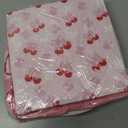 41pcs Cherry Party Supplies,Birthday Party set Include dessert plate,Napkin and Tablecloth,Used for Summer Fruit Cherries Birthday Party Decoration (Multicolor 15)