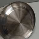 LONFFERY Tea Kettle for Stove Top, 2.5 Quart Whistling Tea Kettle, with Food Grade Stainless Steel and Wood Pattern Folding Handle, Creamy White