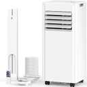 Portable Air Conditioners 8000 BTUs, Portable AC unit Cools Up to 350 sq.ft,3-in-1 Free Standing Cooling AC Unit with Fan & Dehumidifier, Portable AC with Remote Control,24H Timer