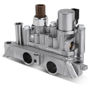 A-Premium Engine Variable Valve Timing (VVT) Solenoid Front Spool Valve Assembly Compatible with Acura & Honda Vehicles - RDX, Accord, Crosstour, Pilot, Odyssey - 3.5L V6 Engine - Replace# 15810R70A03