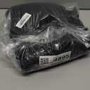 MIULEE Set of 2 Waffle Bathroom Rugs, Boho Bath Rugs Non Slip Washable, Super Absorbent Bath Mats, Ultra Soft Rubber Backed Shower Mats for Bathroom Floor, Tub, Black, 17"x24"+18"x30"