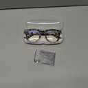 Madison Avenue Blue Light Blocking Glasses Oversized Fashion Blue Light Glasses for Women Anti Eyestrain & UV Protection Computer Eyeglasses (Grey Demi)
