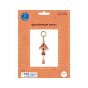 GEM KEYCHAIN DIY KIT FINISHED SIZE 2.6"X9.13" PACK OF 2