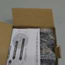 JO.KO Entry Door Lock Set, Square Door Lever for Bedroom, Passage Door Privacy Locking Interior/Exterior Entry Door Knob/Heavy Duty (1 Pack, Matte Black)