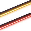 Kinstecks 2PCS Truck Tail Light Turn Signal Light 29LEDs Flowing Signal Lights Brake Lights Driving Lights for Trailer Truck-Red&Yellow