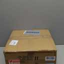 Bofea-Modern Minimalism Semi Flush Ceiling Light, Round Milk Yellow Glass LED Ceiling Light, Nordic Flush Mount Ceiling Light Fixture Decorate for Bedroom Corridor &Kitchen Island