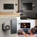 Cable Box Mount,Adjustable Wall Mount Holder for Small and Narrow Devices Like Cable Boxes,DVD Players,Modems,Streaming Media Devices and Other Media Players