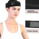 Heated Head Wrap, 5V Electric USB Heating Pad for Neck and Head, 3 Gears Temperature Adjustment Heated Headband for Relieving Migraine, Tension Headache, Headache