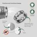 Vent Systems 4 Inch Galvanized Steel Round Vent Cap Heavy-Duty with Built-in Protective Mesh Screen For Dryer Vents, Exhaust Pipes, and Round Ducts Closure Fitting for Indoor and Outdoor Use