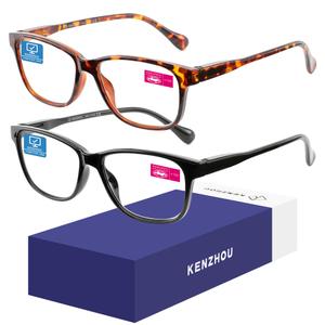 K KENZHOU Blue Light Glasses for Woman Men Bluelight Blocking Glasses for Computer Gaming Phones,Anti Eye Strain & UV Glare