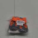 XSY&G Dog Boots,Waterproof Dog Shoes,Dog Booties with Reflective Strips Rugged Anti-Slip Sole and Skid-Proof,Outdoor Dog Shoes for Medium Large Dogs 4Pcs Orange-Size 6 (Size 6:2.9''x2.5'')(L*W) for 52-70 lbs)