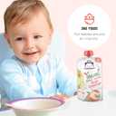 Amazon Brand - Mama Bear Organic Baby Food, Stage 2, Apple, Banana, Yogurt, Strawberry, 4 ounce (Pack of 12)