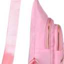 AOSTIHOT Crossbody Small Sling Backpack Sling Bag for Women, Chest Bag Daypack Crossbody for Travel Sport Running Hiking Pink