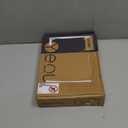 YEOUX Glass Desk Whiteboard with Reversible Wood Stand, Desktop Small White Board, Reusable Mini Dry Erase Board 6.7"x9.5" for Office, Home, School, Marker&Eraser Included (Beech-white Horizontal)