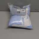 Square Arch Backdrop Cover, 6.6FT x 4FT White Blue Stretchy Spandex Fitted Square Arch Stand Cover for Birthday Party Wedding Ceremony Banquet Photo Decoration