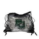 Small Clear Bag, green logo, 4 pack