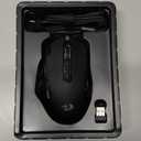 Redragon M810 Pro Wireless Gaming Mouse, 10000 DPI Wired/Wireless Gamer Mouse w/Rapid Fire Key, 8 Macro Buttons, 45-Hour Reliable Power Capacity and RGB Backlit for PC/Mac/Laptop (Black)