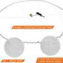 Pancake Cast Net, 8ft Radius, 3/ 8 in Mesh, 1.60lb Lead, for Bait Fish