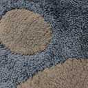 PURRUGS Dirt Trapper Door Mat 32" x 47", Non-Skid/Slip Machine Washable Microfiber Entryway Rug, Dog Doormat, Super Absorbent Welcome Mat for Muddy Wet Shoes and Paws, Navy Blue