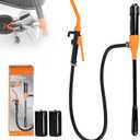 Portable Power Battery Pump, Battery Operated Electric Siphon Pump Water Transfer Pump, Easy to Use Manual Portable Fuel Pump and on-Spill Design Transfer Pump for Fuel, Diesel, Water