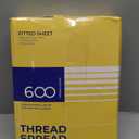 Thread Spread King Size Fitted Sheet Only - 100% Egyptian Cotton 600 Series Bliss Collection Deep Pocket King Fitted Sheet (Plum), Cotton Fitted Sheet King Size, Soft Cooling Bottom Sheet