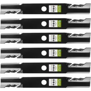 Mower Blades for Oregon 396-787 G6 Gator, Replacement for Kubota 76539-34330 K5647-34340 K5647-34330 ZD321 ZD326 ZD331 60" 6PCS