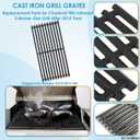 G474-0017-W2 17" Grill Grate for Charbroil TRU Infrared 3-Burner 463242516 466242515 466242516 466242615 466242616 463243016 463355220 463342420 for Charbroil Grill Replacement Parts