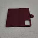 Wallet Case for Moto G 5G 2025, RFID Blocking Credit Card Holder, PU Leather Folio Flip Kickstand Protective Shockproof Cover for Motorola Moto G 5G 2025 (Red)