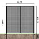 Driveway Net Fence Gate Mesh - Outdoor Barrier Portable for Backyard Yard - Gates Stop Ball Basketball Dogs Pool Garage Area Guard