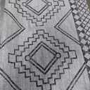 JONATHAN Y Diamond Tribal Medallion Indoor Outdoor Area Rug 8X10 Ivory/Black, Marokko for Backyard, Patio, Porch, Easy-Cleaning, High Traffic, Pet-Friendly, Non-Shedding (SMB127E-8)