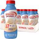 Premier Protein Shake, Vanilla, 30g Protein, No Added Sugar, 24 Vitamins & Minerals to Support Immune Health, 11.5 fl oz, 12 Pack (EXP 08/26/25)
