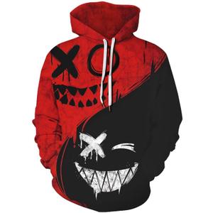 Keasmto 3D Ramen Chicken Noodle Soup Hoodie Beef Sweatshirt For Men Women Cotton Cute (Black, M)