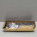 Black Curtain Rods for Windows 36"- 48", Decorative Drapery Rod Adjustable by Splicing, 5/8 inch Small Curtain Rod for Bedroom, Living Room, Kitchen and Outdoors