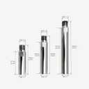 5/8"-11 Thread Angle Grinder Extension Shaft Set Connecting Rotary Rod Car Polishing Adapter of 3pcs, 3 inch, 3.9inch, 5.5inch