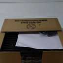 Adjustable NSF-Certified Metal Shelf Wire Shelving Unit Storage for Small Places Restaurant Garage Pantry Kitchen Garage Rack (Black, 16.7L11.8W47.6H)