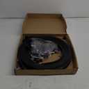 Jetec Curved Ceiling Curtain Track 10 m/ 32.8 ft Bendable Mount for Curtain Rail Bunk Bed Bay Window Room Divider Flexible Straight (Black)