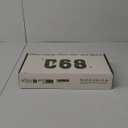 YUNZII C68 Panda Wireless Mechanical Gaming Keyboard, 68 Keys Cute Layout with PBT Keycaps,RGB Backlit, Hot Swappable,Creamy Switches,BT5.0/2.4G/Wired for Win/Mac(Black,Panda Switch)