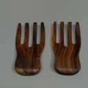 Lipper International Olive Wood Salad Hands, 4" x 7.5", One Pair