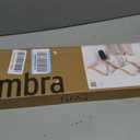 Umbra Montage Coat Rack, Wall Mounted 6 Hooks, White/Natural | Birch wood construction, 30 lb total capacity, 5 lb each, renewable sources