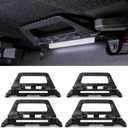 Front Rear Grab Handles with LED Lights Compatible with Ford Bronco 4 Door 2025 2024 2023 2022 2021, Aluminum Grip Handle Dome Lamp Interior Accessories