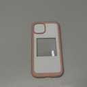 Diaclara Designed for iPhone 15 Case, Full Body Rugged Case with Built-in Touch Sensitive Anti-Scratch Screen Protector, with Camera Lens Protector for iPhone 15 6.1" (Coral Pink)