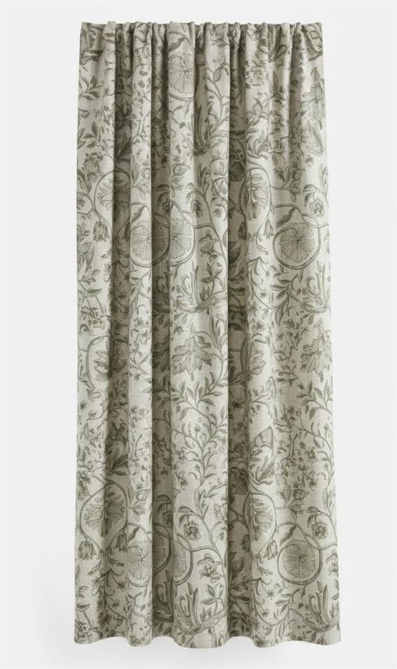 jinchan Linen F..Green on Beige