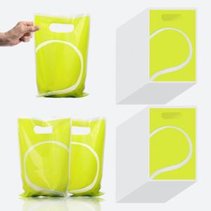 QUERICKY Tennis Goodie Bags Tennis Loot Gifts Bags Tennis Party Favor Bags Tennis Party Supplies for Kids Birthday Party Tennis Game Day Sports Events Decorations (Green)