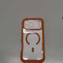 Diaclara Magnetic Designed for iPhone 17 Pro Max Case Full Body Bumper[Compatible with MagSafe] Military Drop Proof Cover with Built-in Touch Sensitive Anti-Scratch Screen Protector,Orange