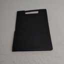 Clipboards Folder Hardboard by Office Solutions Direct with Memo pad Low Profile Clip Standard A4 Letter Size Classroom Supplies (Black)