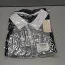 LilyCoco Women Polo Sweatshirt Graphic Pockets Lightweight Sweatshirts Black Medium (Black, M)